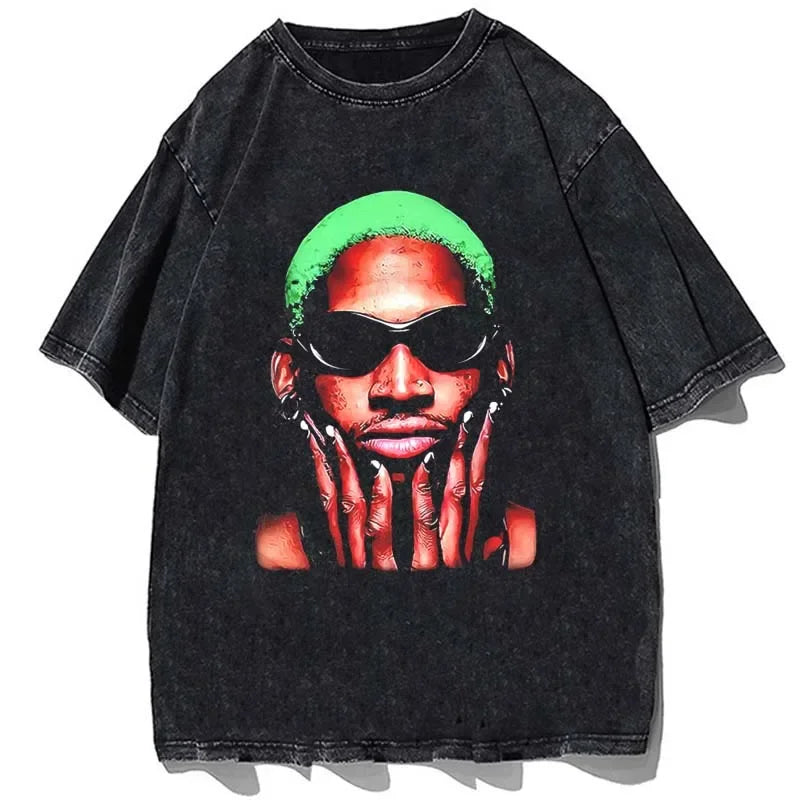 "Harajuku Portrait " Dennis Rodman Graphic Tee